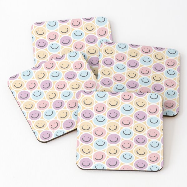 Item preview, Cute Smiley Face Pattern designed and sold by WanderlustCoCo.