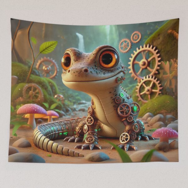 Item preview, Steampunk Northern Alligator Lizard designed and sold by Sillytoe.