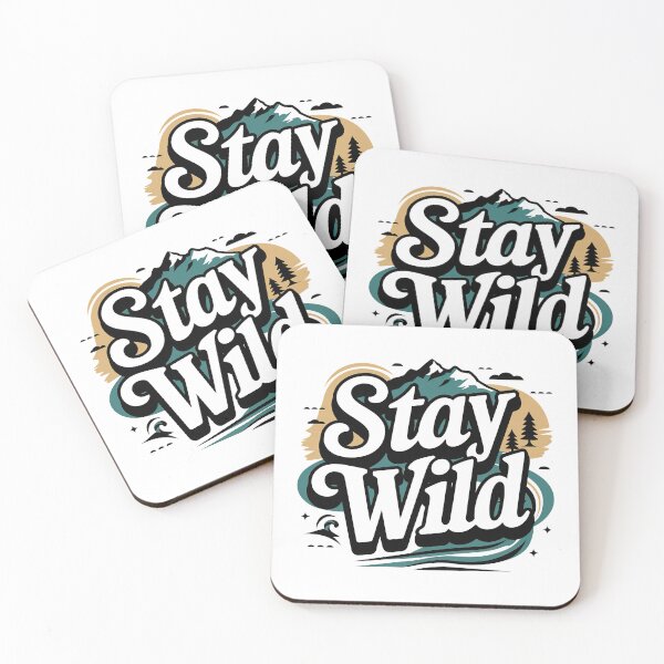 Item preview, Ben azelart Stay Wild Fire designed and sold by graphic-genie.