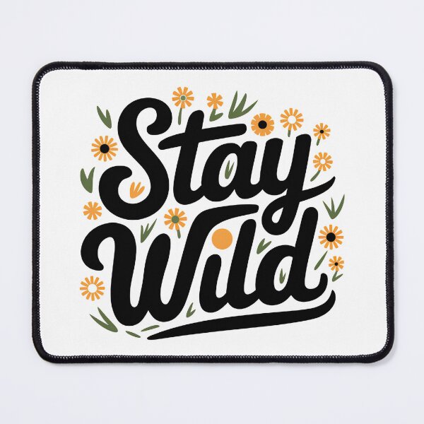 Item preview, Ben azelart Stay Wild Fire designed and sold by graphic-genie.