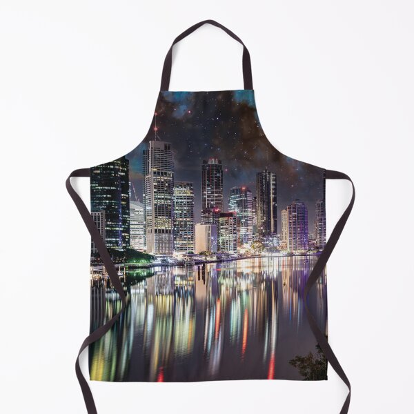 Item preview, Brisbane skyline at night designed and sold by Mauswohn.