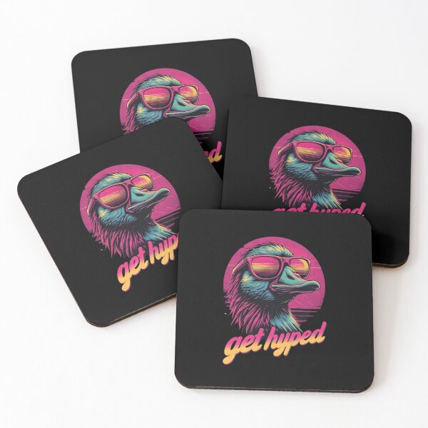 Artikelvorschau, Get Hyped Goose – Energiegeladenes und witziges Design mit Gänsemotiv entworfen und verkauft von Colorful-Garden.