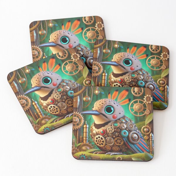 Item preview, Steampunk Northern Flicker designed and sold by Sillytoe.