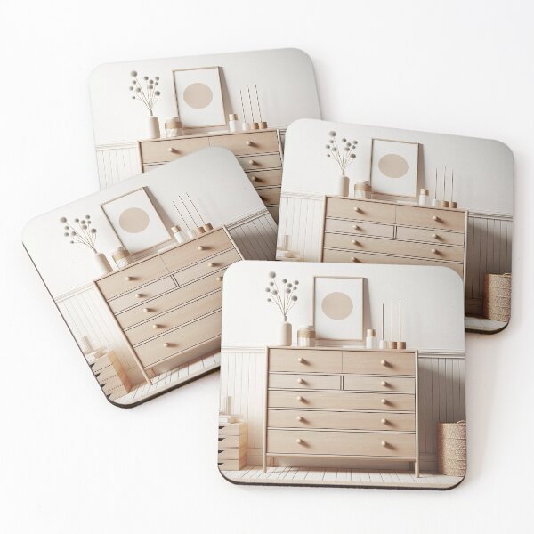Item preview, Dresser Minimalism Art Style designed and sold by artofuniverse.
