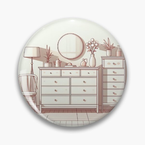 Item preview, Dresser Minimalism Art Style designed and sold by artofuniverse.