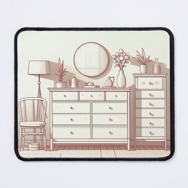Item preview, Dresser Minimalism Art Style designed and sold by artofuniverse.
