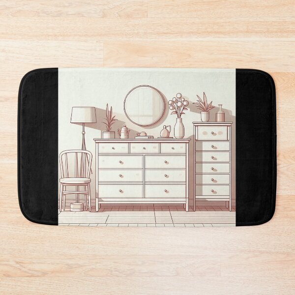 Item preview, Dresser Minimalism Art Style designed and sold by artofuniverse.