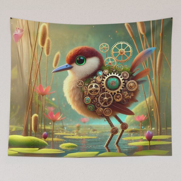 Item preview, Steampunk Northern Jacana designed and sold by Sillytoe.