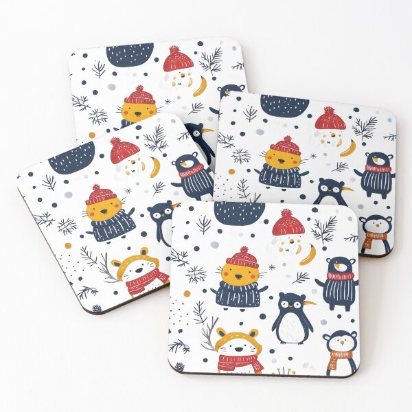 Item preview, Whimsical Holiday Animals to Brighten Your Winter designed and sold by Piotrek0001.