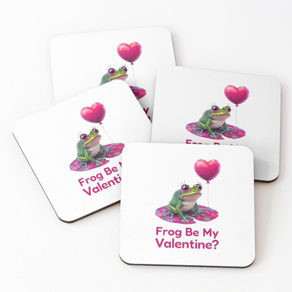 Item preview, Frog Be My Valentine - Cute Valentine's Day Frog Design designed and sold by Colorful-Garden.