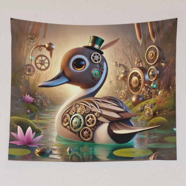 Item preview, Steampunk Northern Pintail designed and sold by Sillytoe.