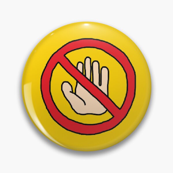 Item preview, Hand off Symbol designed and sold by Belle Arbre Art.
