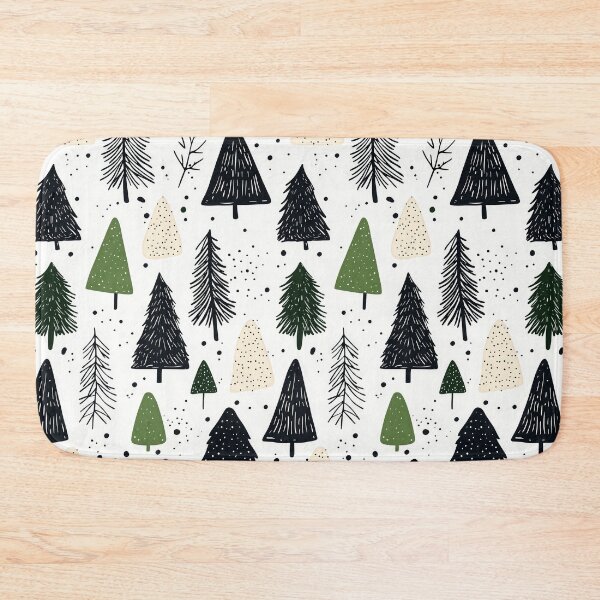 Item preview, Stylized Evergreen Patterns with a Winter Theme designed and sold by Piotrek0001.