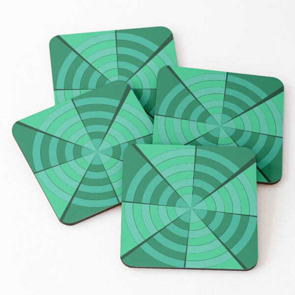 Item preview, Emerald Pinwheels  designed and sold by JaygiesDesign.