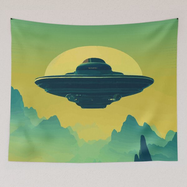 Item preview, The UFO Arrival designed and sold by Vector Scout Lab.