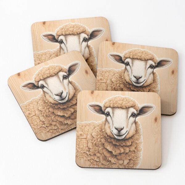 Item preview, Sheep Pyrography designed and sold by Monika Turemka.