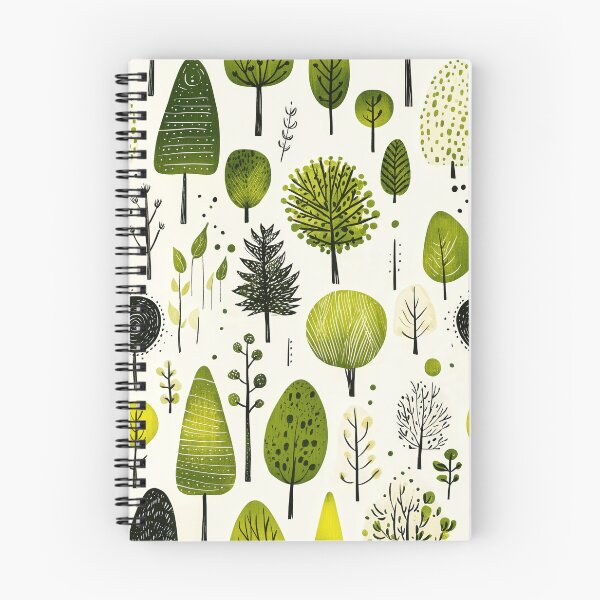 Item preview, Stylized Winter Forest Pattern with Evergreen Trees designed and sold by Piotrek0001.
