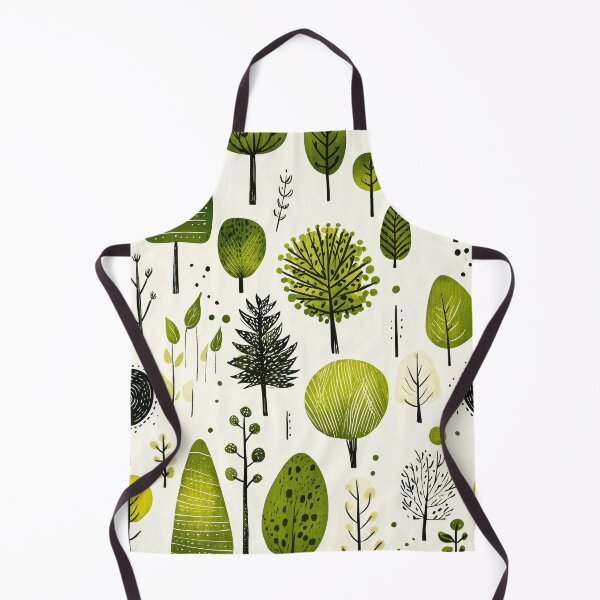 Item preview, Stylized Winter Forest Pattern with Evergreen Trees designed and sold by Piotrek0001.