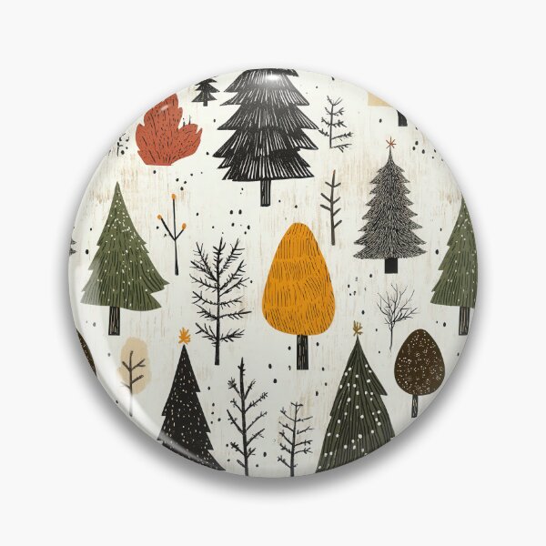Item preview, Minimalist Evergreen Tree Design for Winter Decor designed and sold by Piotrek0001.