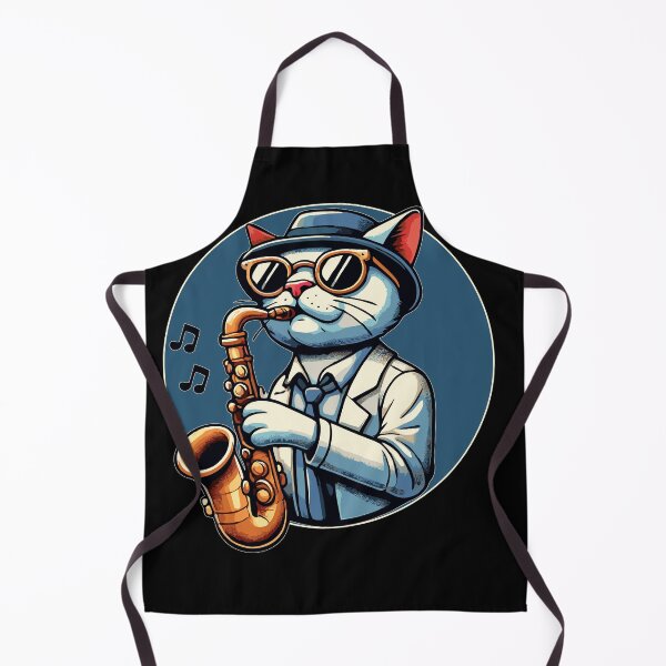Item preview, Jazzy Cat Saxophone designed and sold by MadRealmDesigns.