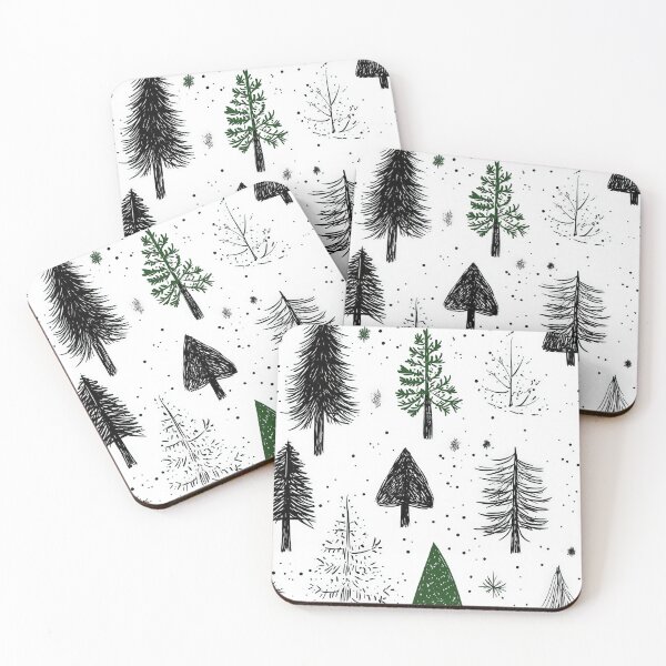 Item preview, Scandinavian-Inspired Pine and Spruce Tree Patterns designed and sold by Piotrek0001.