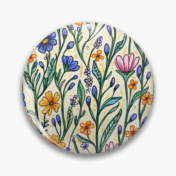 Item preview, Whimsical Wildflower Pattern designed and sold by InkInduldge.