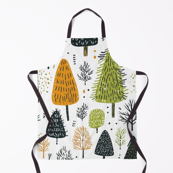 Item preview, Decorative Winter-Themed Evergreen Forest Illustration designed and sold by Piotrek0001.
