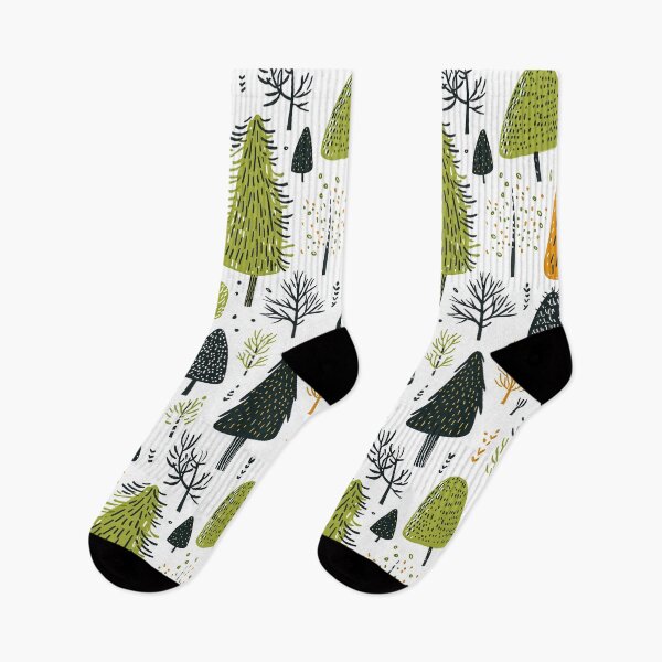 Item preview, Decorative Winter-Themed Evergreen Forest Illustration designed and sold by Piotrek0001.