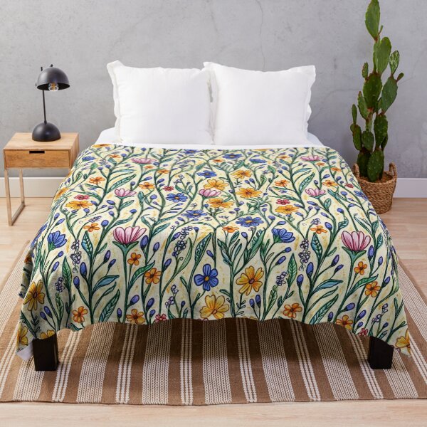 Item preview, Whimsical Wildflower Pattern designed and sold by InkInduldge.