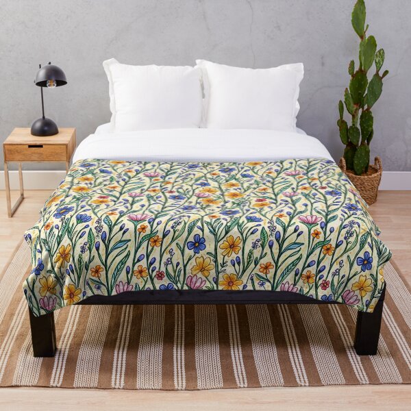 Item preview, Whimsical Wildflower Pattern designed and sold by InkInduldge.