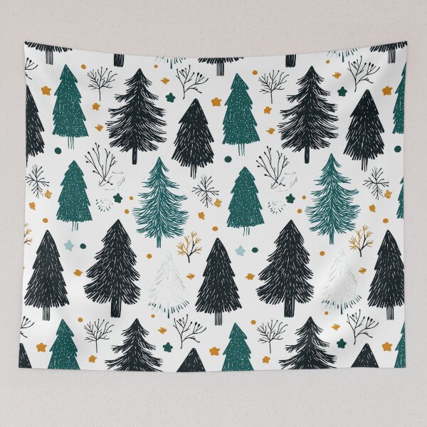 Item preview, Simplistic Evergreen Forest Pattern with Natural Charm designed and sold by Piotrek0001.