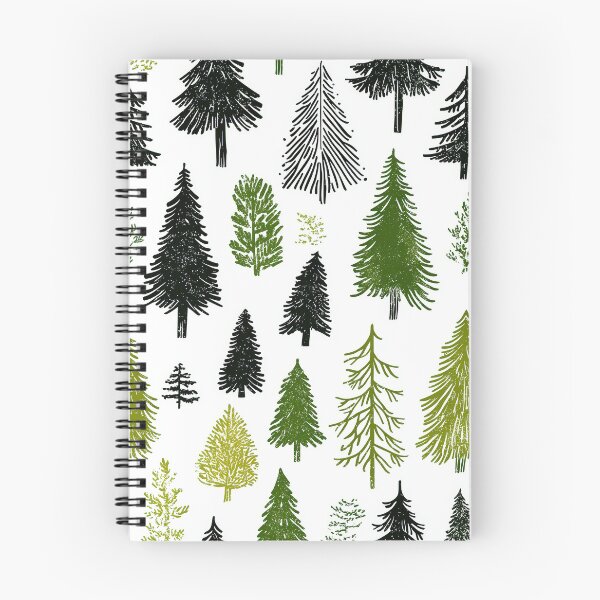 Item preview, Winter-Inspired Pine Tree Pattern with Snowflakes designed and sold by Piotrek0001.