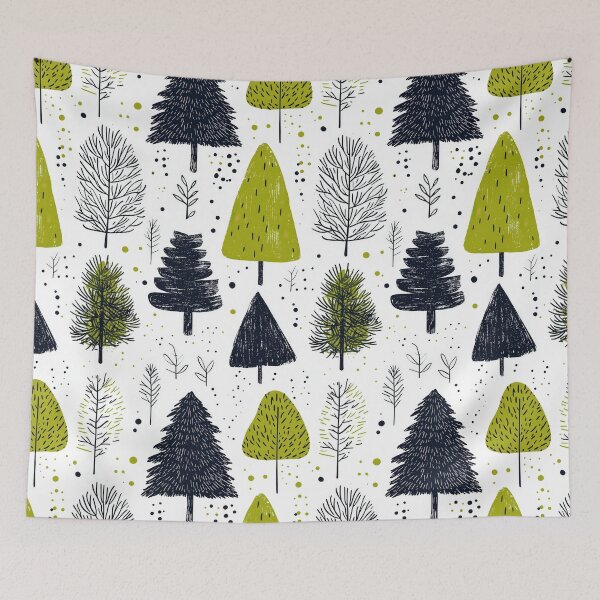 Item preview, Elegant Evergreen Forest Design for Seasonal Decor designed and sold by Piotrek0001.
