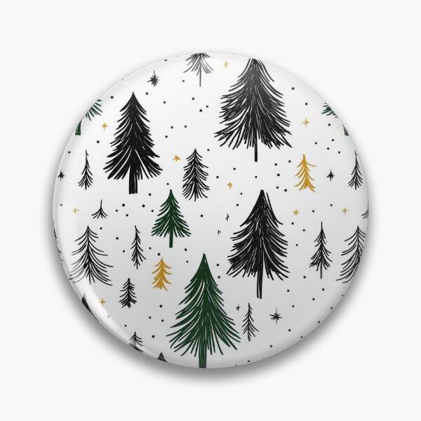 Item preview, Nature-Inspired Evergreen Pattern with Minimalist Touch designed and sold by Piotrek0001.