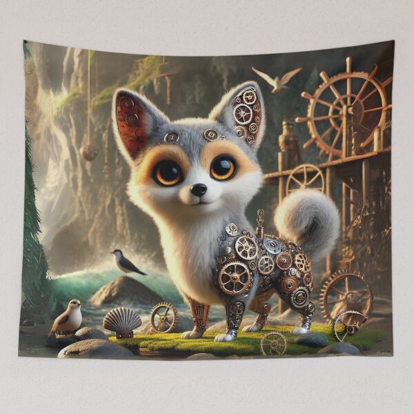 Item preview, Steampunk Norwegian Lundehund designed and sold by Sillytoe.