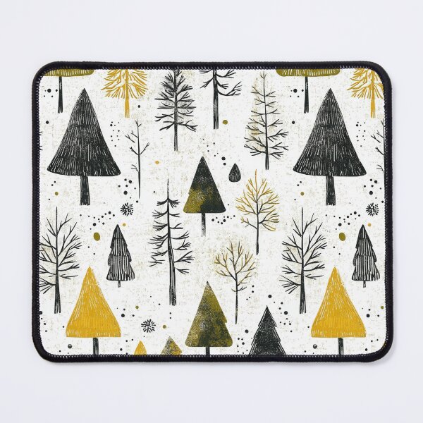 Item preview, Rustic Winter Forest Pattern with Pine Trees designed and sold by Piotrek0001.