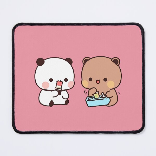 Item preview, Bubu and Dudu Eating Popsicle Together  designed and sold by PandaBearShop.