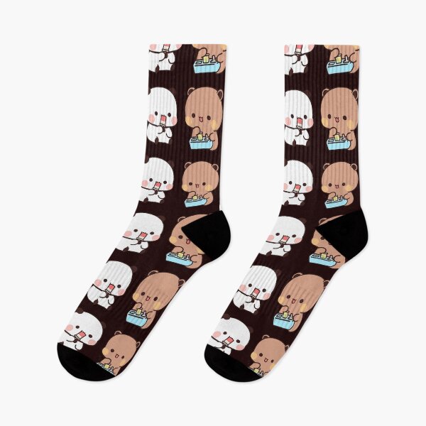 Item preview, Bubu and Dudu Eating Popsicle Together  designed and sold by PandaBearShop.