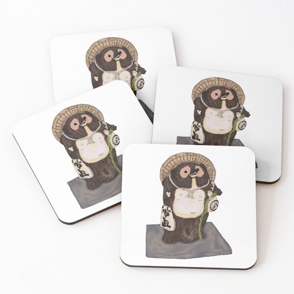 Item preview, Whimsical Tanuki: A Journey into Japanese Folklore designed and sold by thehummster.