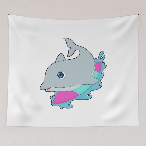 Item preview, Dolphin Surfer Surfboard designed and sold by Snabdesign84.
