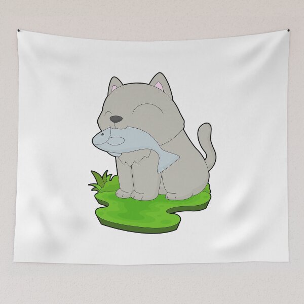 Item preview, Cat Angler Fish Fishing designed and sold by Snabdesign84.