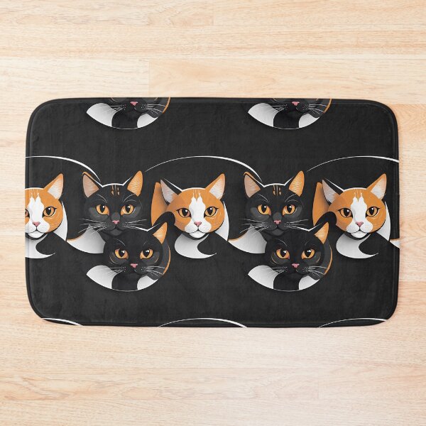 Item preview, Unique cat illustration print 2 designed and sold by Domo-Design.
