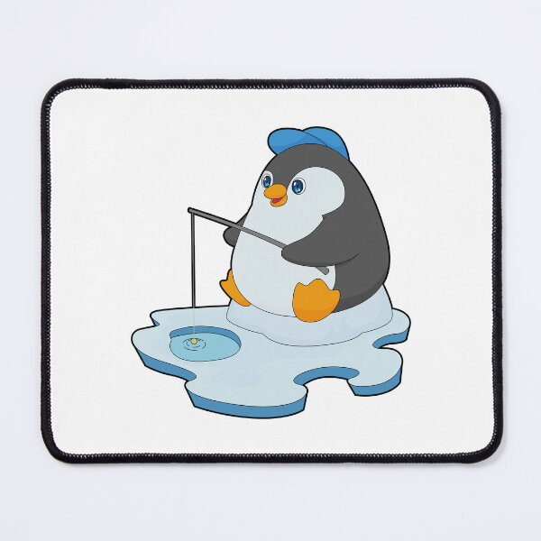 Item preview, Penguin Angler Fishing rod Fishing designed and sold by Snabdesign84.