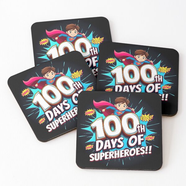 Item preview, 100th Days of Superheroes Comic Celebration Design designed and sold by Vago.