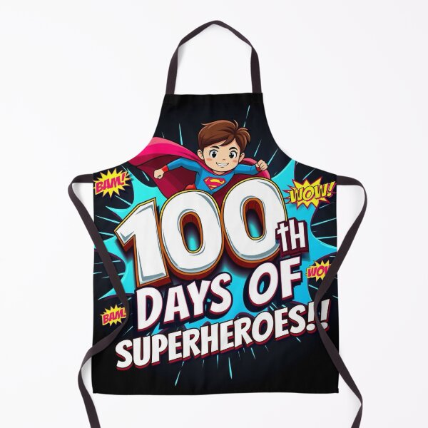 Item preview, 100th Days of Superheroes Comic Celebration Design designed and sold by Vago.