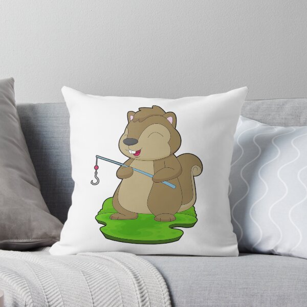 Item preview, Squirrel Fisher Fishing rod Fishing designed and sold by Snabdesign84.