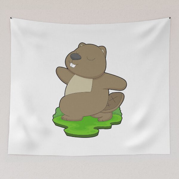 Item preview, Beaver Yoga Fitness Gymnastics designed and sold by Snabdesign84.