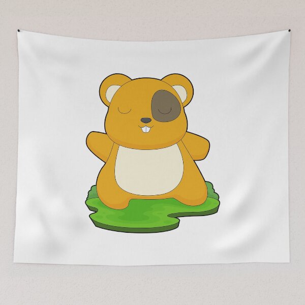 Item preview, Hamster Yoga Fitness Gymnastics designed and sold by Snabdesign84.