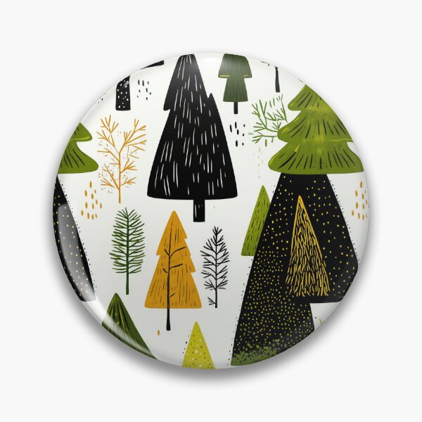 Item preview, Scandinavian Evergreen Forest Design for Textiles designed and sold by Piotrek0001.