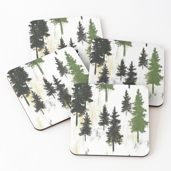 Item preview, Snowy Evergreen Tree Pattern for Winter Projects designed and sold by Piotrek0001.